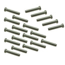 20Pcs T316 Stainless Steel Hand-Crimp Stemball Swage For 1/8Inch Cable Rail