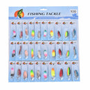 30x Good Assorted Metal Spinner Baits Fishing Spinners Lures Salmon Bass CCC