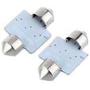 2X Super White 31mm 12 LED SMD Festoon Dome Car Bulb 3021 3022 DE3175 Light Lamp