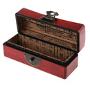Handmade Retro Wooden Jewelry Necklace Storage Box Gift Box -Pillow Shaped