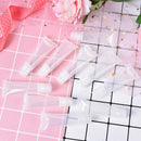 10x 5ml refillable empty cosmetic tube lip gloss balm clear cosmetic containe M&