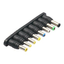 1Set 8Pcs Universal 2Pin Plug Charger Tip AC/DC Power Adapter for Notebook