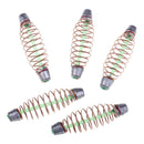 5pcs Metal Fishing Feeders Bait Thrower Spring Coil Inline Method Feeders L