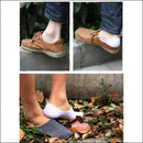 Nonslip Bamboo Fiber Socks Cotton Ankle Boat Low-cut White