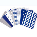 8pcs Soft Breathable Handmade DIY Patchwork Twill Printed Cotton Fabric A