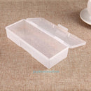 Clear Manicure Storage Box DIY Nail Arts Beads Container Organizer Case Home