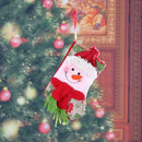 Small Christmas Pendant Knitted Socks Candy Bags Festival Decor Gift Bag(2)