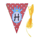 Happy Birthday Paper Flag Letter Bunting Banners Baby Kids Party Decoration