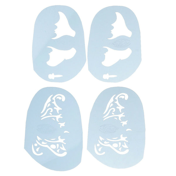 1 Set Fancy Butterfly Face Paint Stencil Eye Paint Template Halloween Makeup
