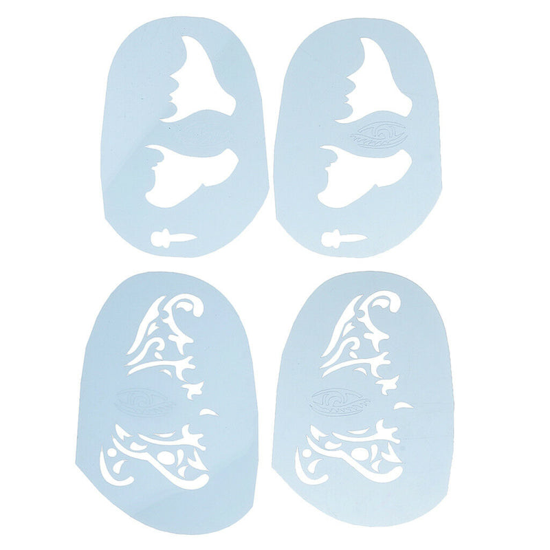 1 Set Fancy Butterfly Face Paint Stencil Eye Paint Template Halloween Makeup