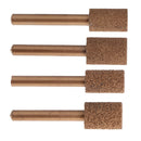 4pcs Diamond Grinding Bits 6mm Shank Cylindrical Nose Diamond Polishing Head