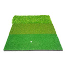 Golf Practice Mat 60x40cm Turf Hitting Putting Pad Portable Chipping Trainer