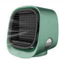 Personal Portable Air Cooler Fan Indoor Air Conditioner Humidifier Green