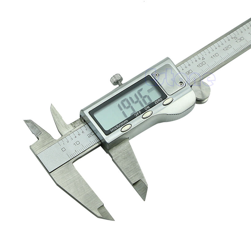 Stainless Steel 150mm 6inch Electronic Digital Vernier Caliper Micrometer Guage