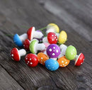 20 Mini Landscape Hedgehog Mushroom Garden Ornament for Plant Fairy Accessories
