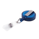 10 Retractable Reel Recoil ID Badge Lanyard Name Tag Key Card Holder Belt C