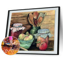Full Round 5D DIY Diamond Painting Kitchen Supplies Embroidery Kit (LG188)