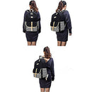 Teens School Bags,Student Canvas Bookbag,Durable Laptop Backpack Fits 16 In