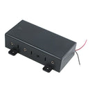 Wire Leaded Battery Holder Case Box with Cover for 4 x D Size Batteries