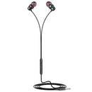 G2 3.5mm Wired Deep Bass Earphone Line Control PC Phone In-Ear Headphone A