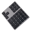 Aluminum Alloy 35 Keys Bluetooth Wireless Numeric Keypad Digital Keyboard f