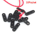 10 Camping Canopy Tarp Guy line Bent Runners Tent Clips Lock Rope Tensioners-ME