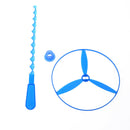 Package of 12 Twisty Flying Saucers Assorted Colors Helicopters Kids Gifts Toys