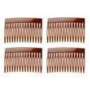 4x 15 Teeth Plastic Hair Combs Pins Wedding Bridal Headdress Hair Jewelry