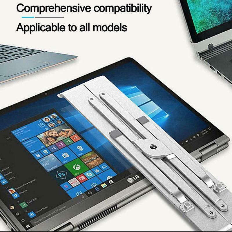 1* Portable Laptop Stand Aluminum Foldable Holder 4 Levels Height Stand Cooling