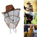 Beekeeping Beekeepers Cowboy Hat Mosquito Bee Insect Protect Head Face Net P7S4