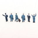 1/150 Scale Multicolor Worker Action Figures N Train Roadway Scene Building