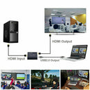 For Live Streaming 1080P 60fps 4K Portable USB To HDMI Video Capture Card