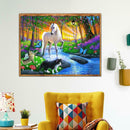 5D DIY Full Drill Diamond Painting Animal Cross Stitch Embroidery (Horse06)