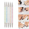 5pcs Crystal Nail Art Dotting Pen Double Head Tools DIY Nail Art Manicure Tool