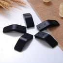 5Pcs Black Robe Hooks Key Aluminum Bathroom Towel Hook Wall Mounted Clothes
