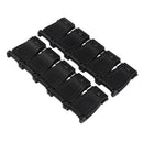 10pcs Strap Buckle Clip for Molle System Bag Backpack Camping EDC Tool