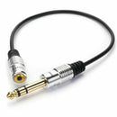 1/4 inch to 3.5mm Stereo Adapter Cable 6.35mm TRS Male to 3.5mm Female Quar