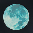 Super Bright Moon Glitter Stickers Fluorescent Wall Stickers Bedroom Decor A