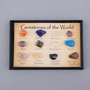 12 Mini Specimens Crystal Gemstones Of The World Home Decor Children's Gift