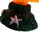 Aquarium Tank Orange Silicone Artificial Sea Anemone Coral Ornament 2 inch B6J2