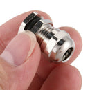 5 Pcs M12 Metal 3-6.5mm Dia Waterproof Cable Glands Connector H7T3