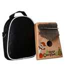 17 Keys Kalimba African Thumb Piano Solid Wood Mahogany Body Musical Instru