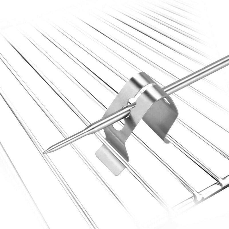 4x  Barbeque Thermometer Probe Clip Holder Anti Rust Scald Preventing Smoke