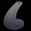 3Pcs Hard Plastic Comma Shaped French Curve Ruler by Garment Sewing Supplies