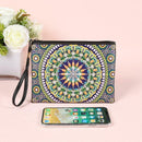 DIY Mandala Special Shaped Diamond Painting Creative Wristlet Bag Women Wallet