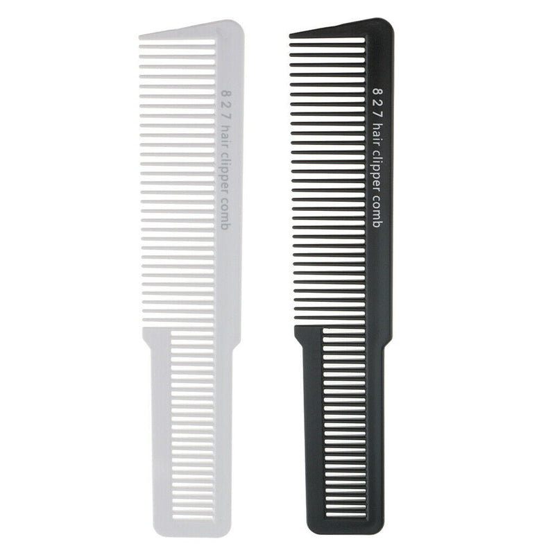 2 Pieces Professional Flat Top Stylist Salon Barber Clipper Cutting Hair Comb