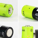 2pc 4 AAA 1.5 V charger USB rechargeable AAA Li-po-Battery Battery. I5W3 Ba R4E5