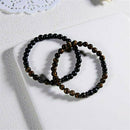 2Pcs Men's Natural Stone Bracelet 6mm Yoga Beaded Crystal Ball Jewelry Gifts