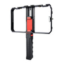 Dual Handle Handheld Video Cage Stabilizer Kit Support Recording Grip Rig