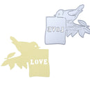 Carrier Pigeon DIY Puzzle Metal Embroidery Craft Stencil Cutting Die